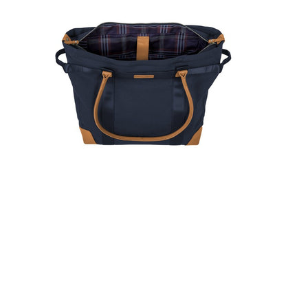 Brooks Brothers® Wells Laptop Tote - Navy Blazer