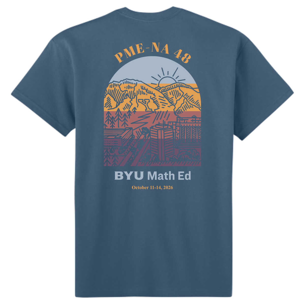 Next Level Apparel® Heavyweight Tee - Blue Jean