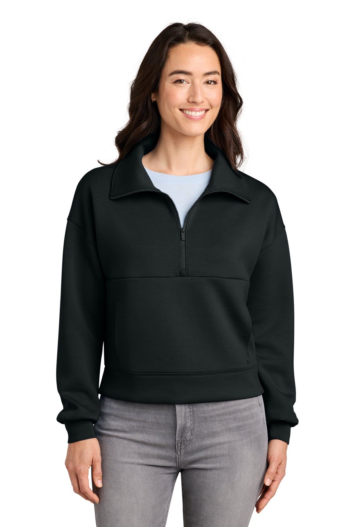 TravisMathew Women's Momentum Shift 1/2-Zip TMA42219