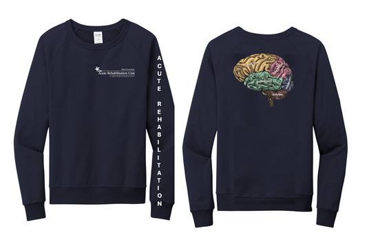 ORMC Allmade® Unisex Tri-Blend Tee - Long Sleeve - NAVY - ACUTE REHAB