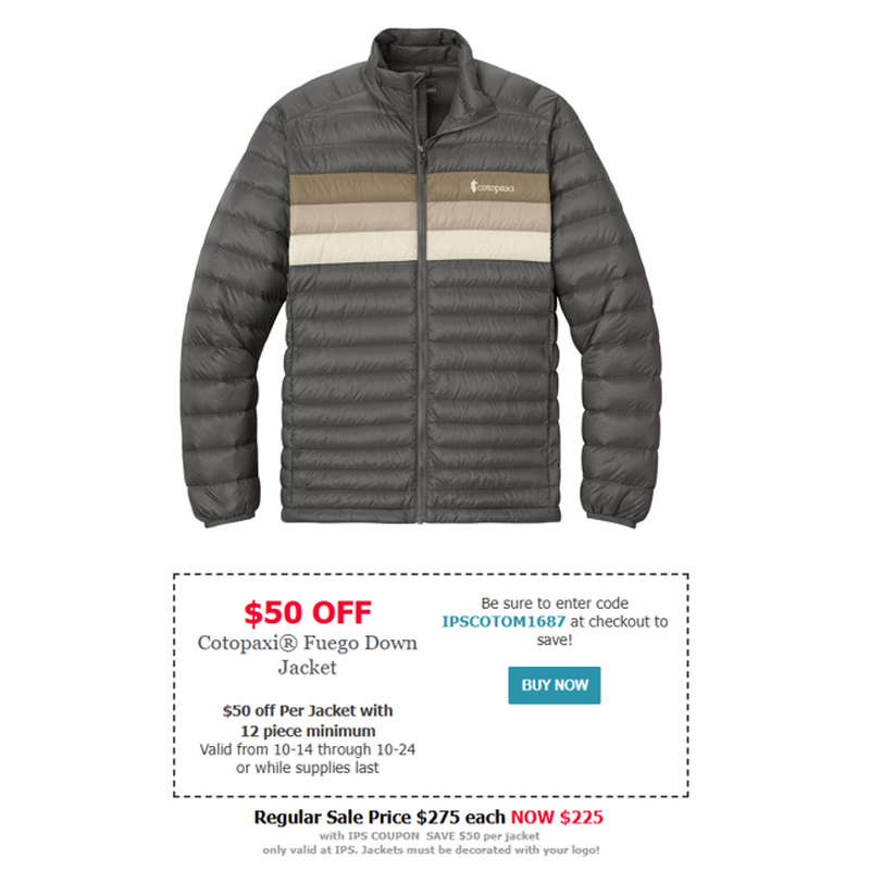 Cotopaxi® Fuego Down Jacket - Cinder/ Desert