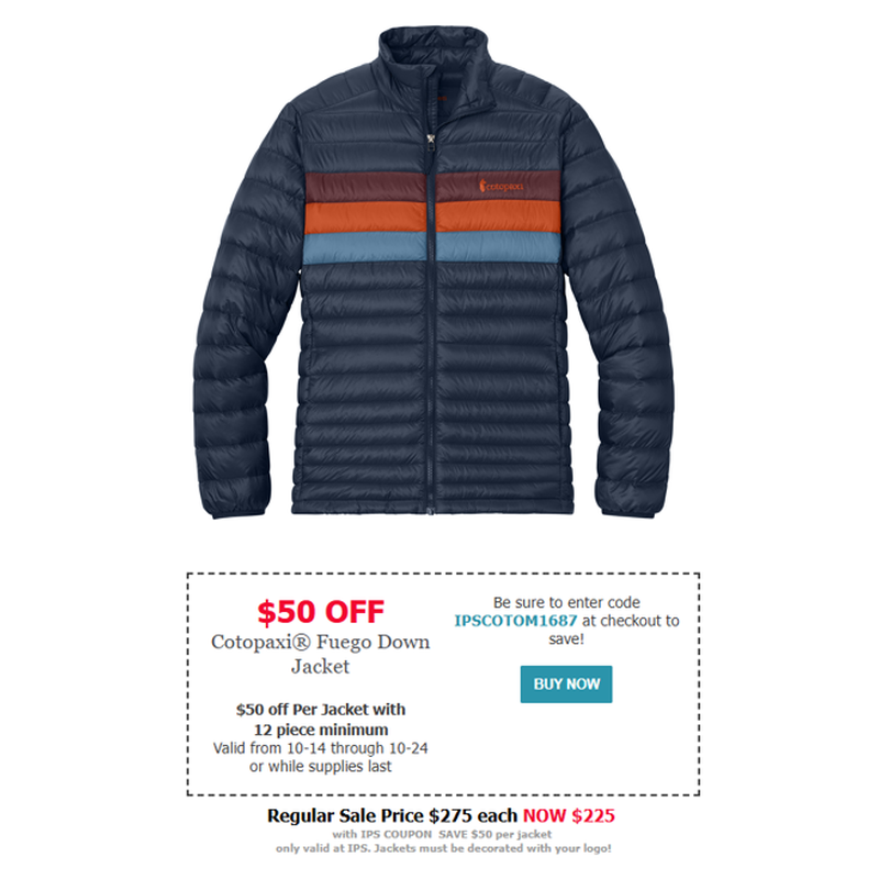 Cotopaxi® Fuego Down Jacket - Maritime/ Mulberry