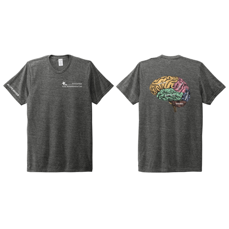 ORMC Allmade® Unisex Tri-Blend Tee - Short Sleeve - Terrain Grey - ACUTE REHAP