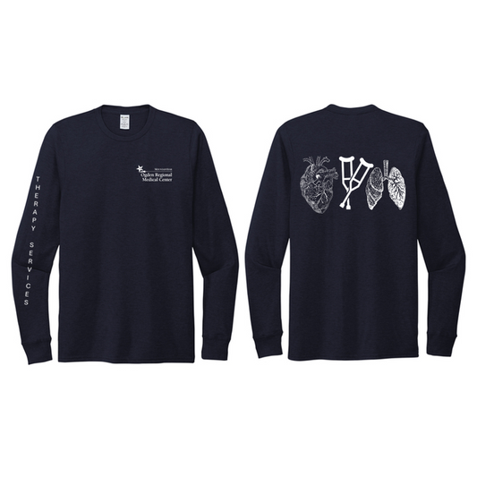 ORMC Allmade® Unisex Tri-Blend Tee - Long Sleeve - LHC-TS - NAVY